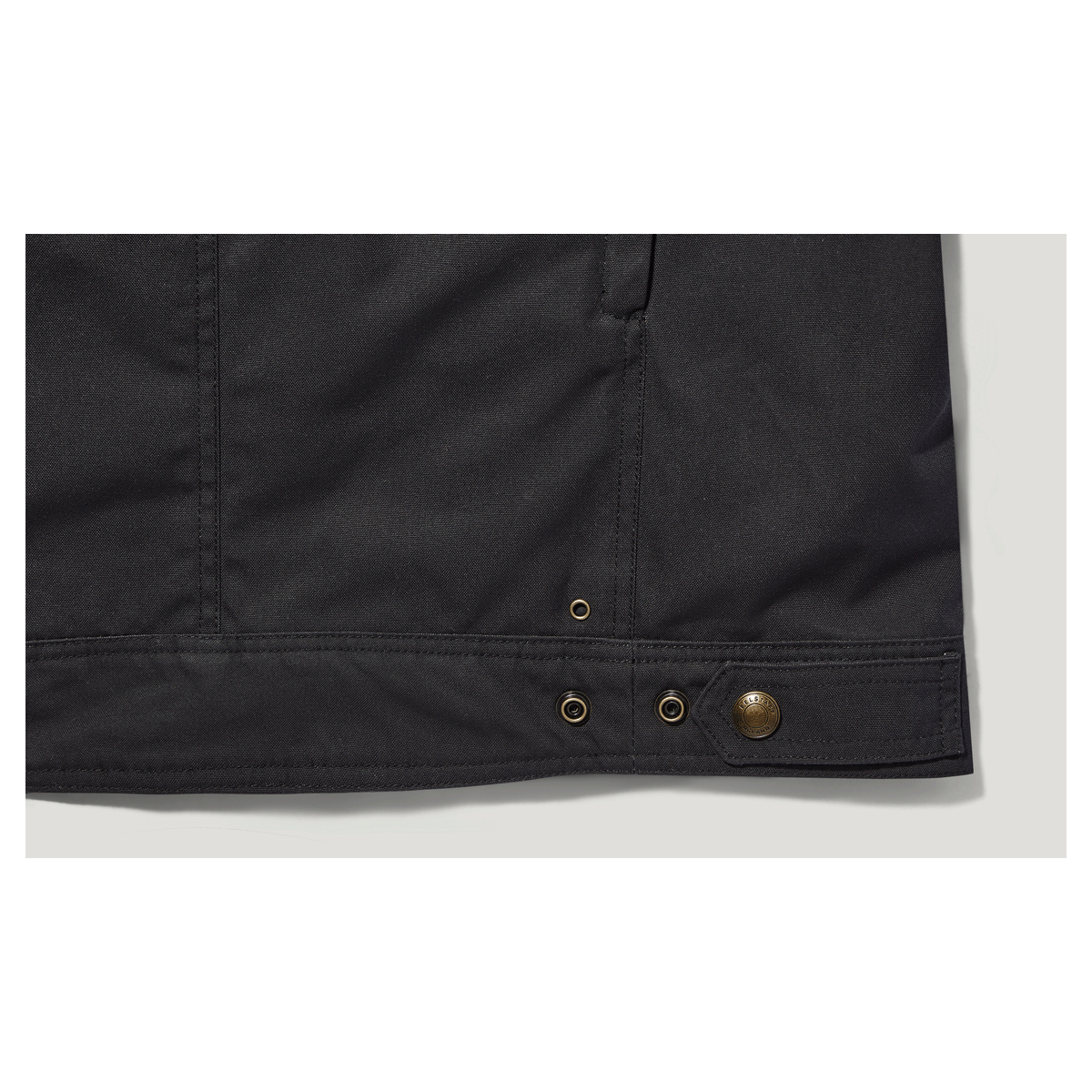 Belstaff Roberts Technical Cotton Canvas Textile Jacket Black FREE UK Delivery, FREE 365 Day Returns | Moto Central