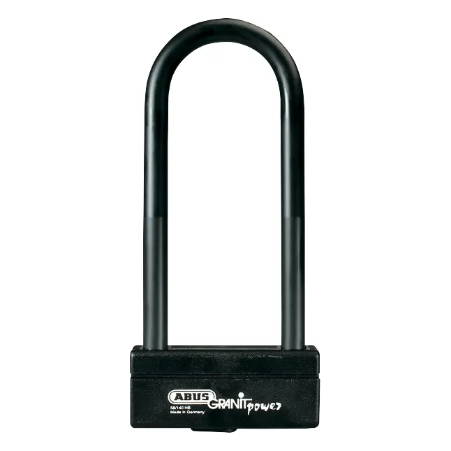Abus 58/140 HB 260 II Granit Power U-Shackle Lock, front view