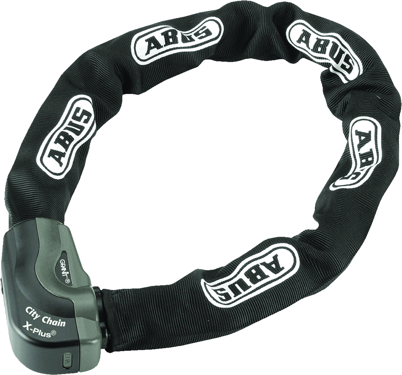 Abus 1060/110 Granit City Chain Lock X-PL Black FREE UK Delivery, FREE 365 Day Returns | Moto Central