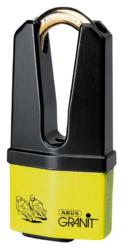 Abus 37/60 HB70 Granit Quick Yellow FREE UK Delivery, FREE 365 Day Returns | Moto Central
