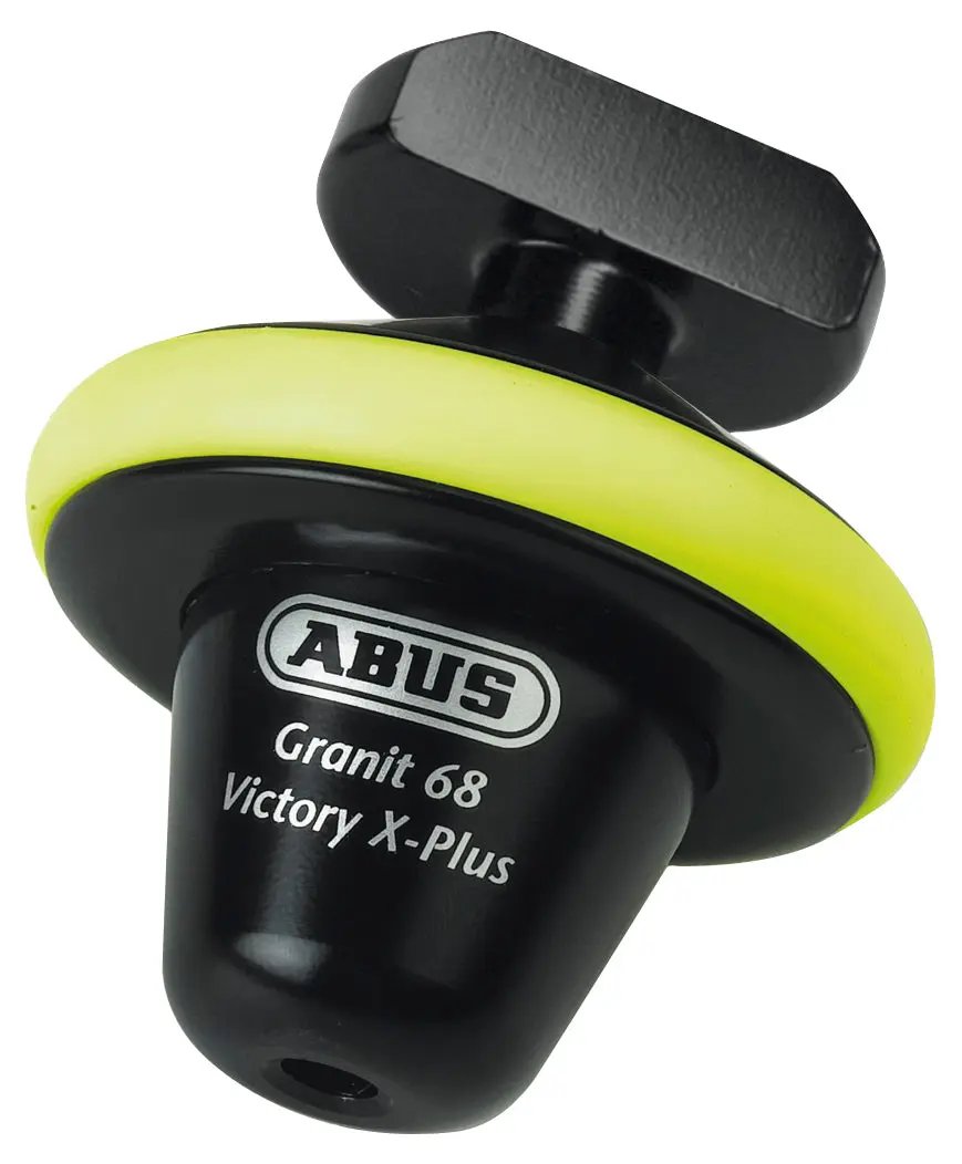 Abus Granit Victory X-PLus 68 Yellow - Half FREE UK Delivery, FREE 365 Day Returns | Moto Central