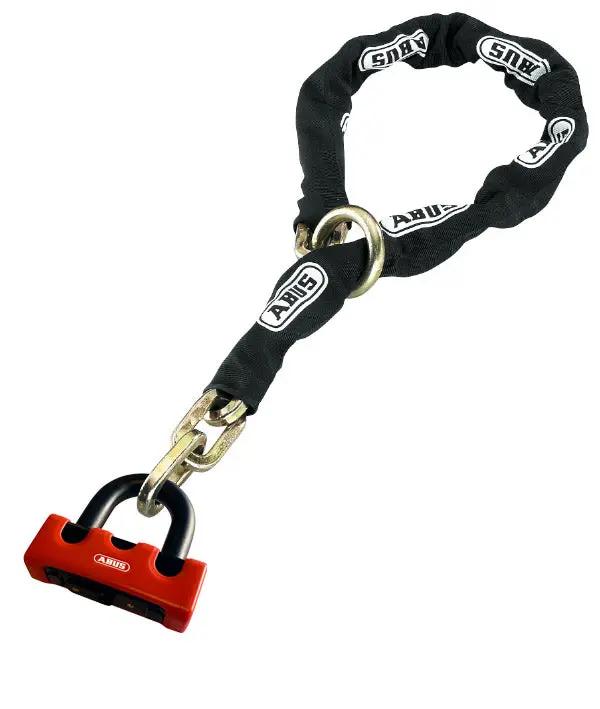 Abus Granit 67/10 KS 120 Loop Red FREE UK Delivery, FREE 365 Day Returns | Moto Central