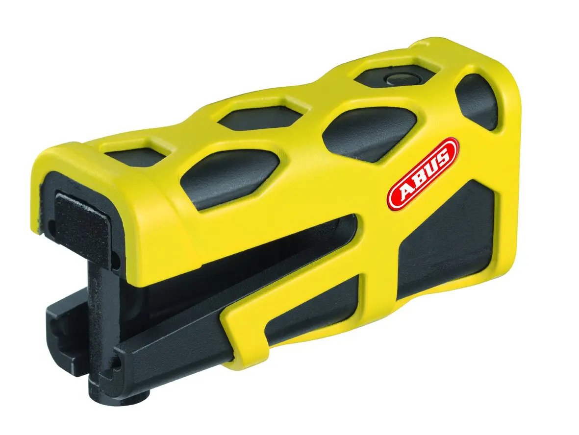 Abus Granit 77 Sledg Web Disc Lock Yellow FREE UK Delivery, FREE 365 Day Returns | Moto Central