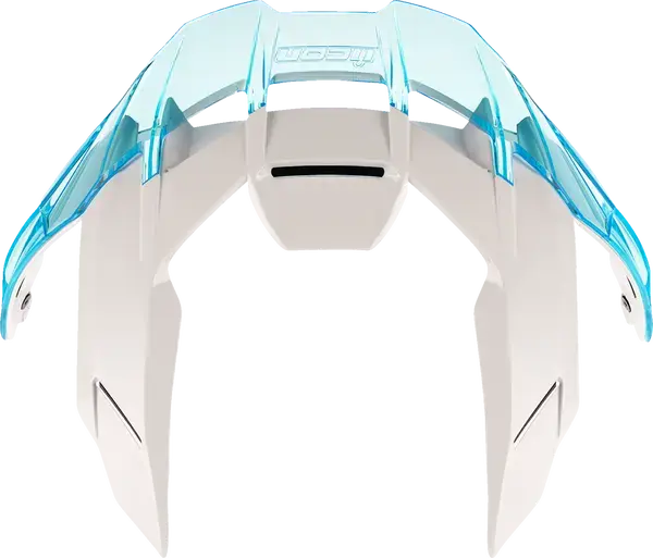 Icon Ultraflite Helmet Spoiler Gloss White - FREE UK Shipping, FREE 365 Day Returns | Moto Central