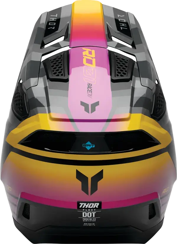 Thor Fleet Camber Black / Magenta - FREE UK Shipping, FREE 365 Day Returns | Moto Central