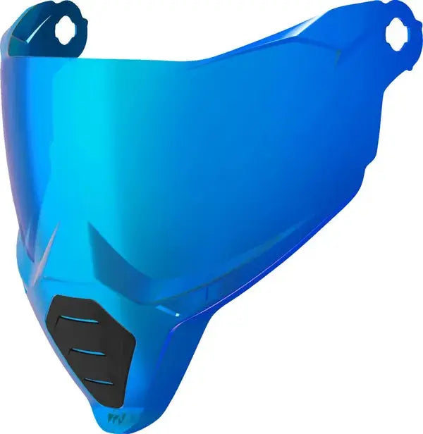 Icon Ultrashield Shield Visor Boatdrink Blue - FREE UK Shipping, FREE 365 Day Returns | Moto Central