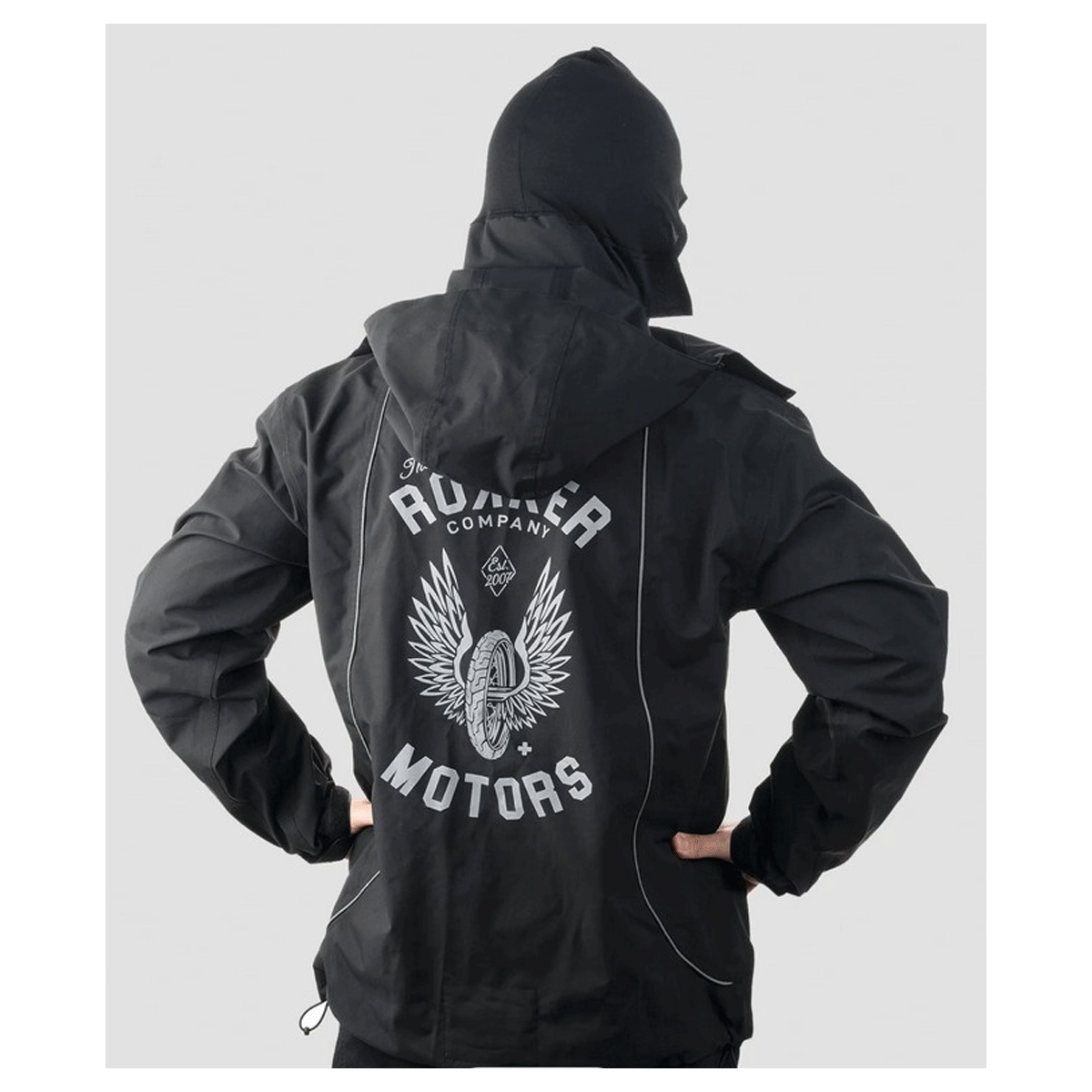 Rokker TRC Classic Rainset Black FREE UK Delivery, FREE 365 Day Returns | Moto Central