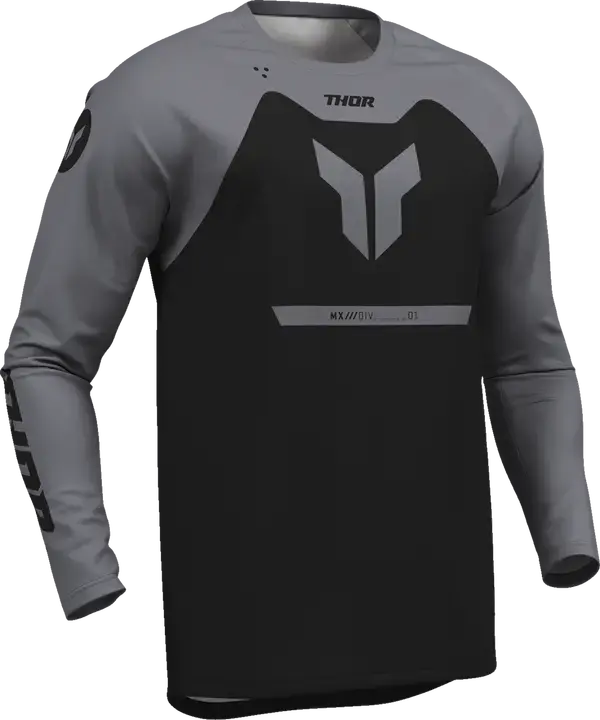 Thor Ridemode Menace Jersey Black / Grey - FREE UK Shipping, FREE 365 Day Returns | Moto Central