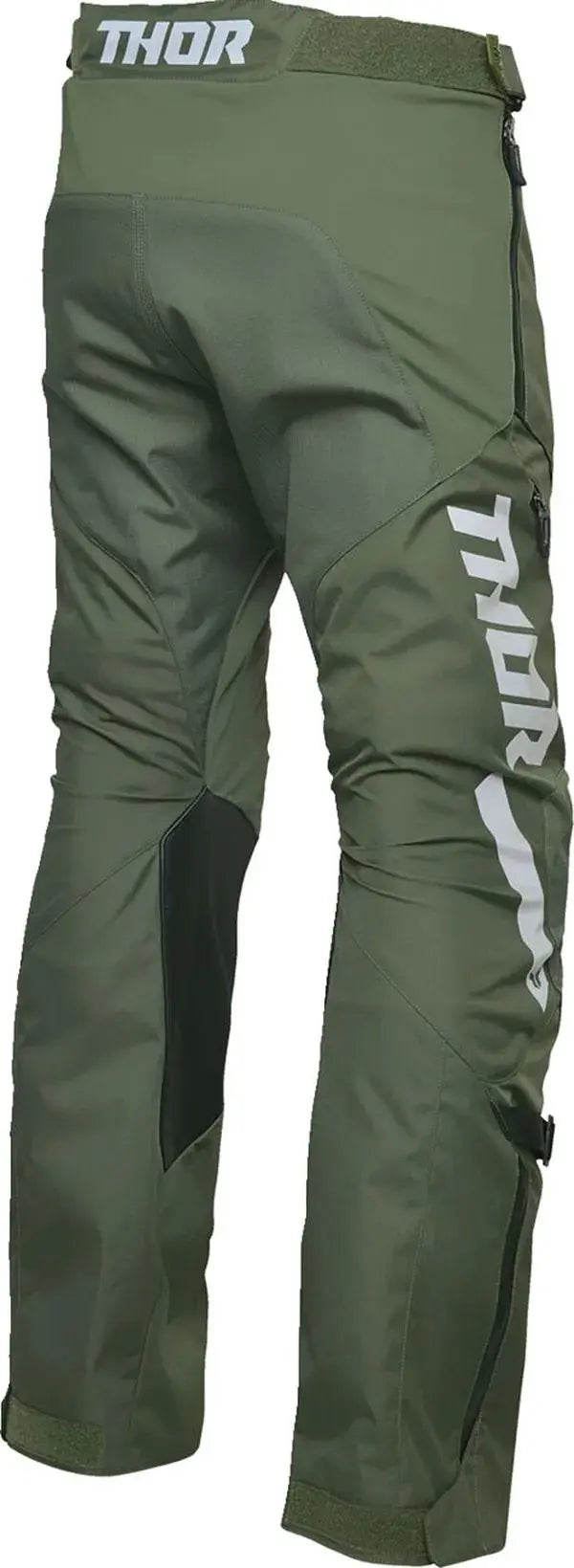 Thor Terrain Over-the-Boot MX Textile Trouser Charcoal Grey / Military Green - FREE UK Shipping, FREE 365 Day Returns | Moto Central