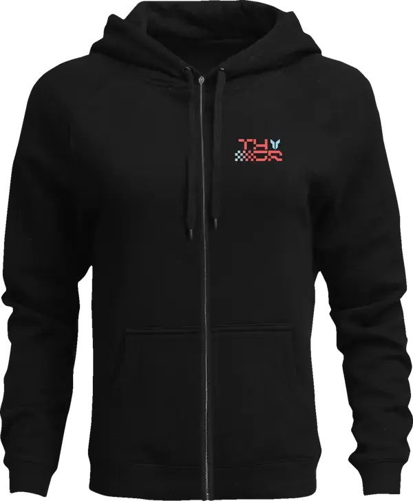 Thor Vantage Zip-Up Hoodie Black - FREE UK Shipping, FREE 365 Day Returns | Moto Central