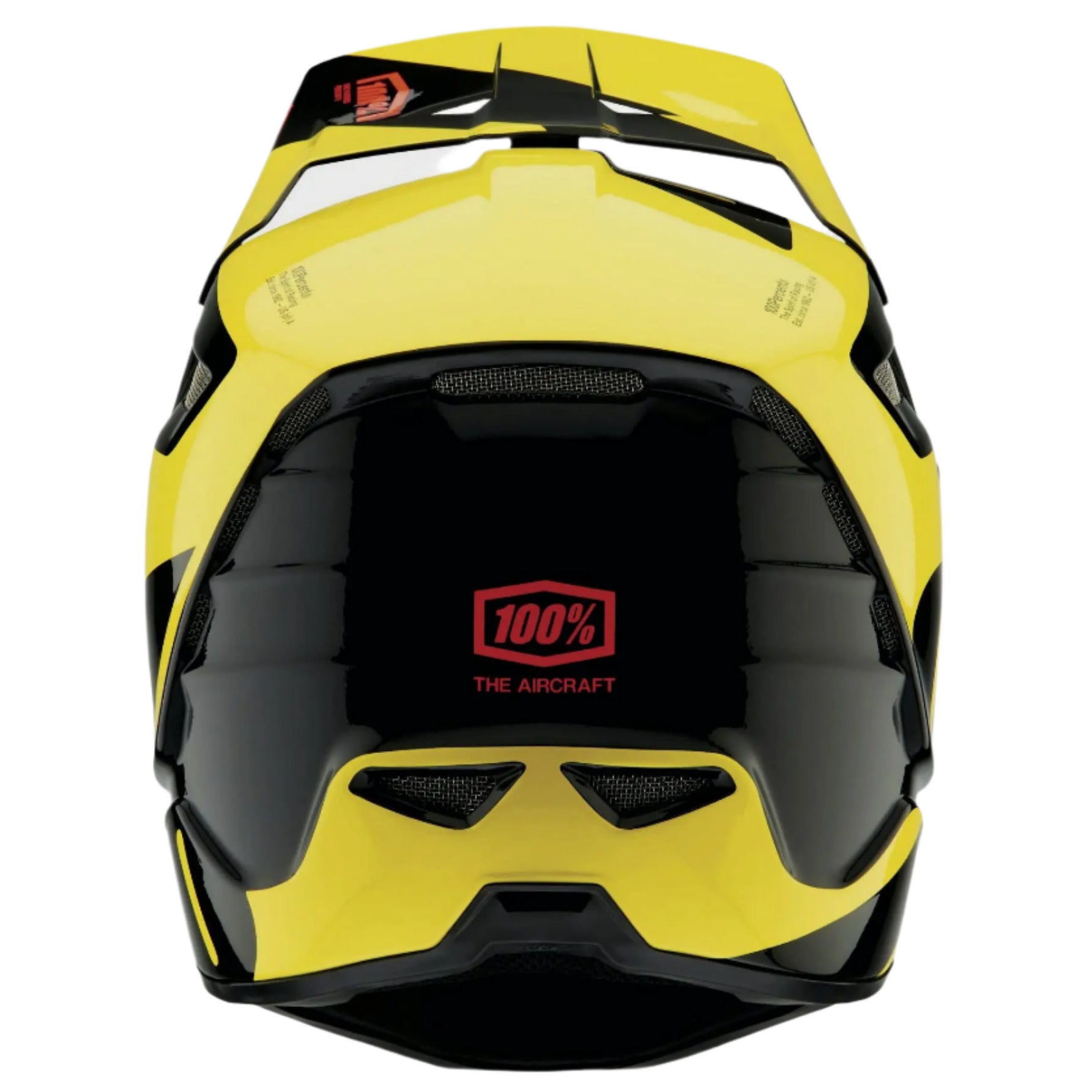 100% Aircraft Composite Helmet LTD Neon Yellow - FREE UK Shipping, FREE 365 Day Returns | Moto Central