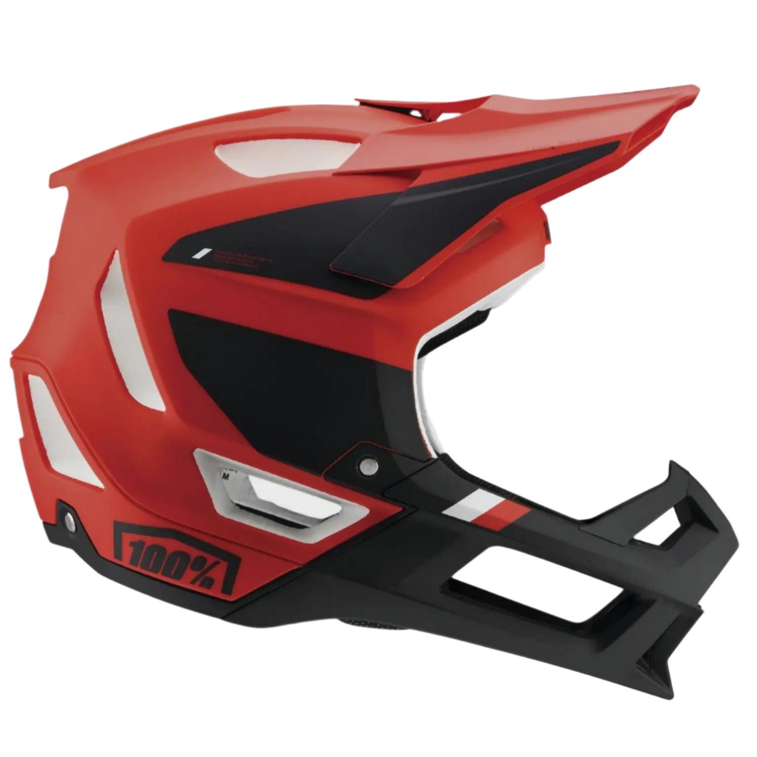 100% Trajecta Fidlock Helmet 2022 Cargo Fluo Red - FREE UK Shipping, FREE 365 Day Returns | Moto Central