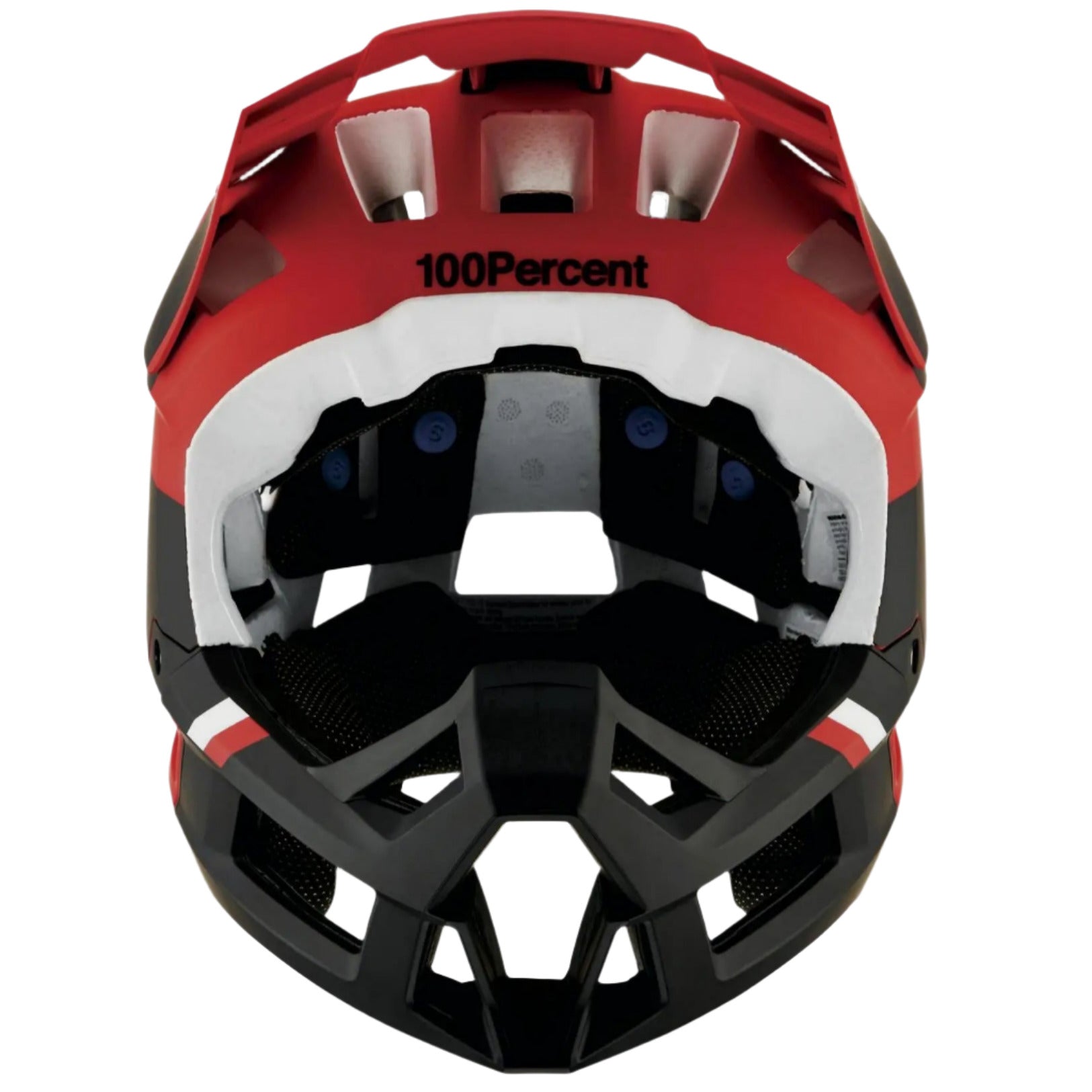 100% Trajecta Fidlock Helmet 2022 Cargo Fluo Red - FREE UK Shipping, FREE 365 Day Returns | Moto Central