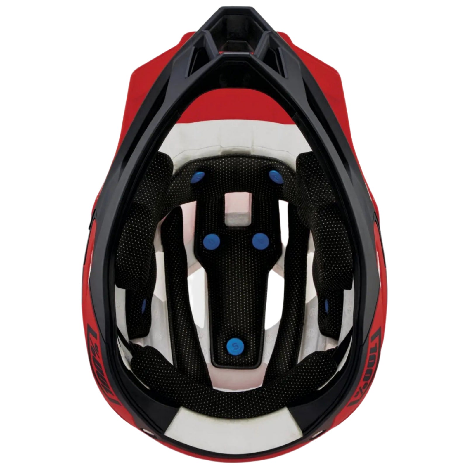 100% Trajecta Fidlock Helmet 2022 Cargo Fluo Red - FREE UK Shipping, FREE 365 Day Returns | Moto Central