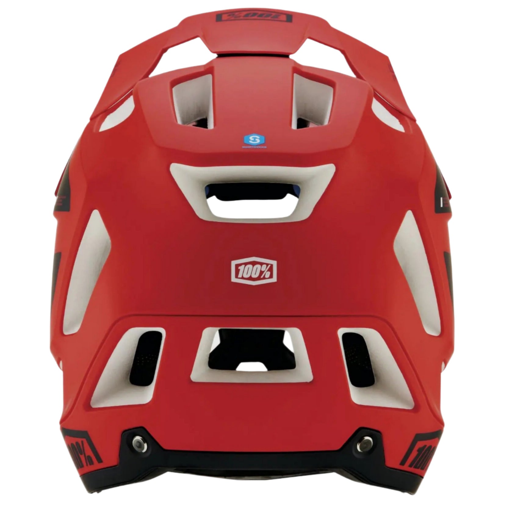 100% Trajecta Fidlock Helmet 2022 Cargo Fluo Red - FREE UK Shipping, FREE 365 Day Returns | Moto Central