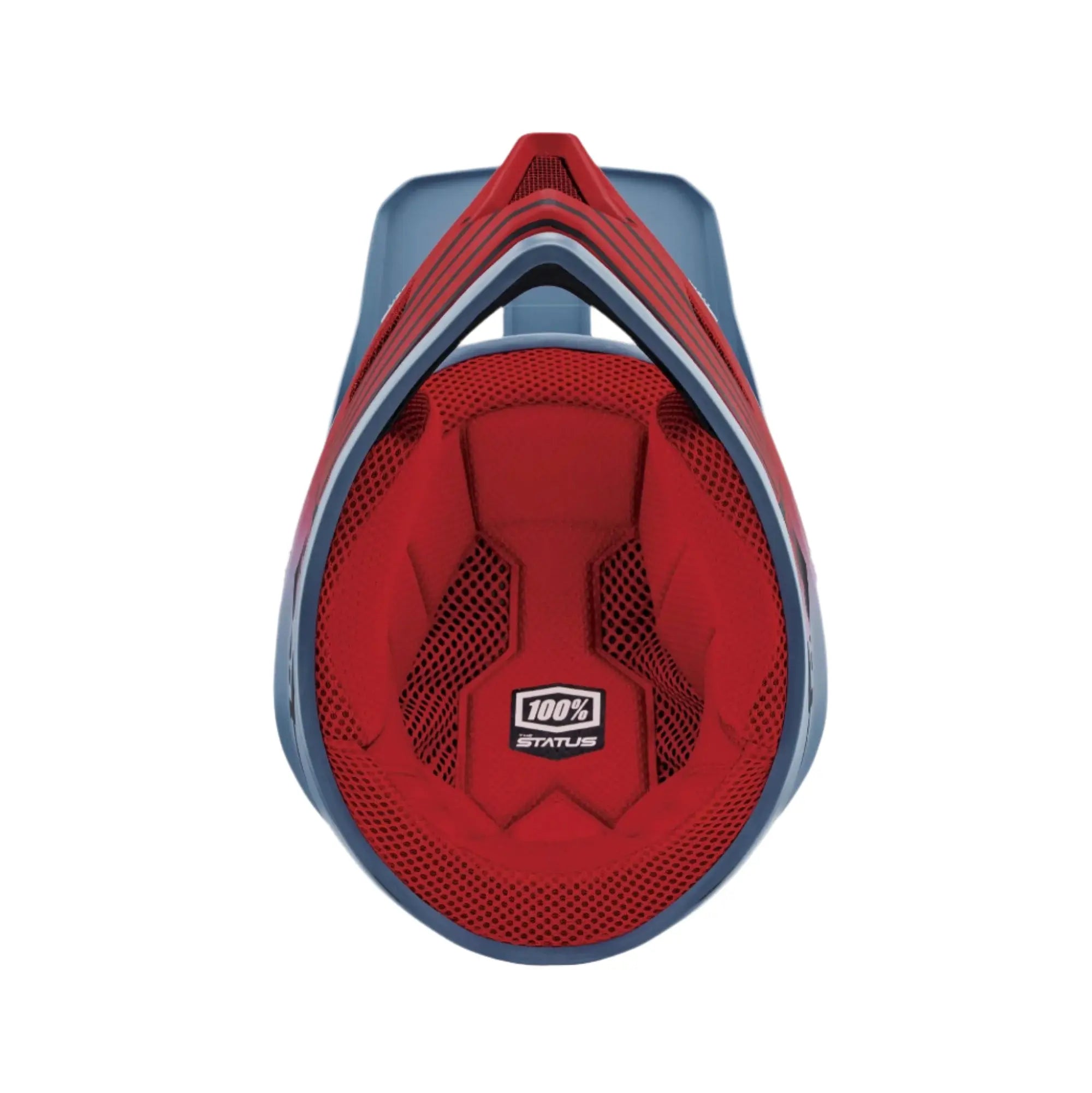 100% Status Helmet Caltec / Grey - FREE UK Shipping, FREE 365 Day Returns | Moto Central