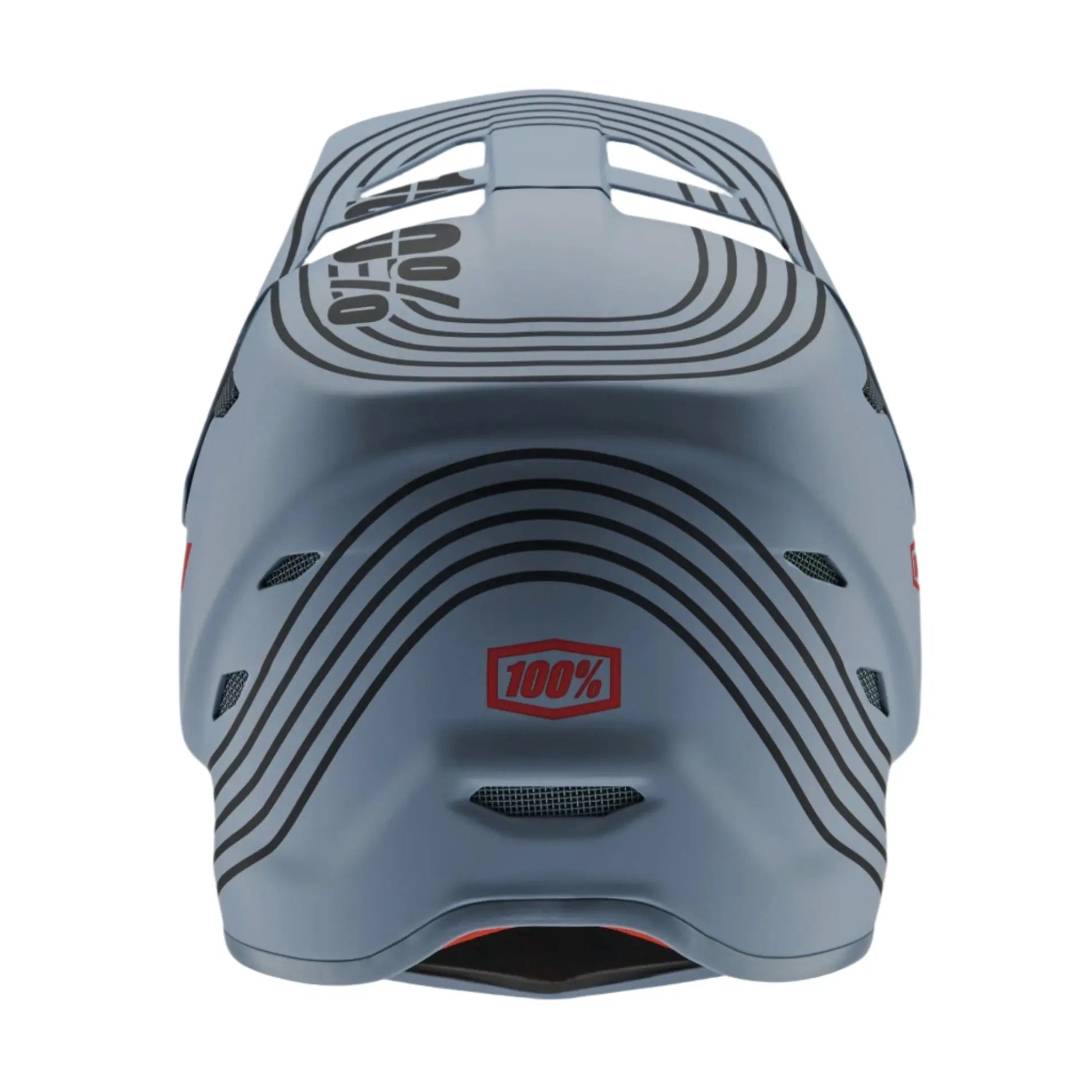 100% Status Helmet Caltec / Grey - FREE UK Shipping, FREE 365 Day Returns | Moto Central