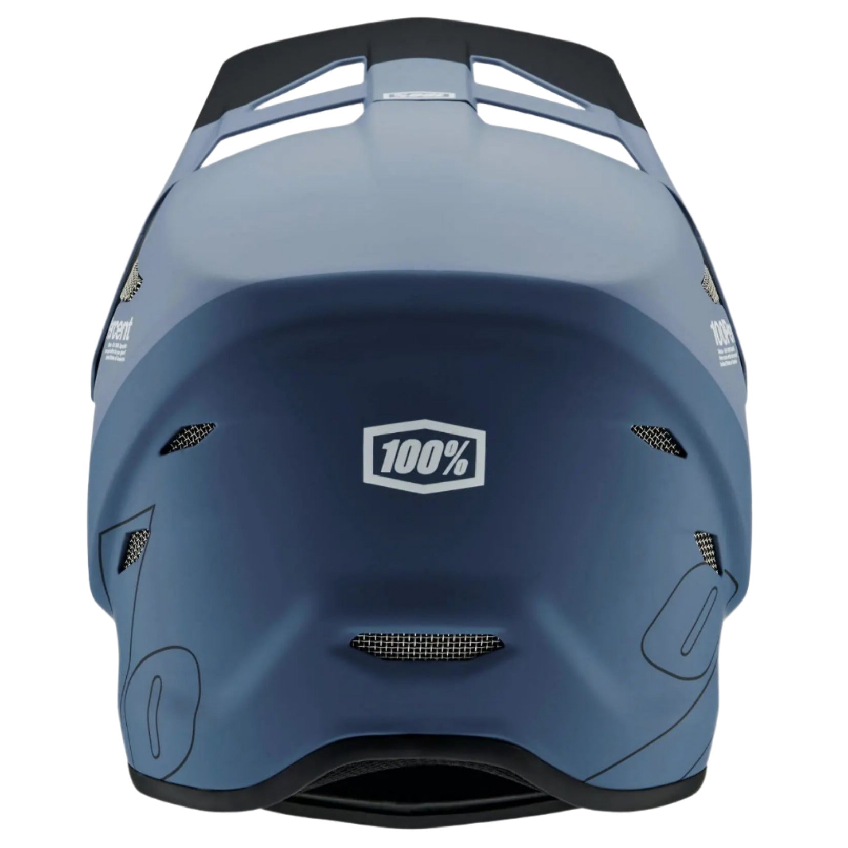 100% Status Helmet Drop / Steel Blue - FREE UK Shipping, FREE 365 Day Returns | Moto Central