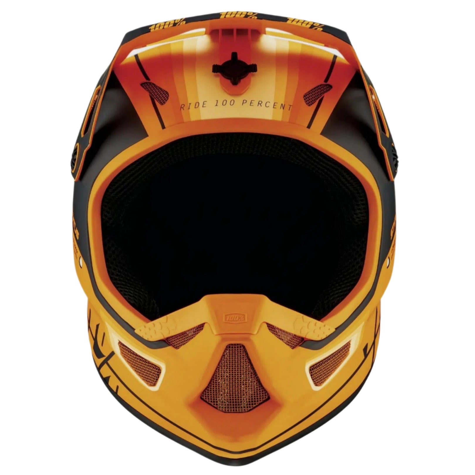 100% Status Helmet Topenga Orange / Black - FREE UK Shipping, FREE 365 Day Returns | Moto Central