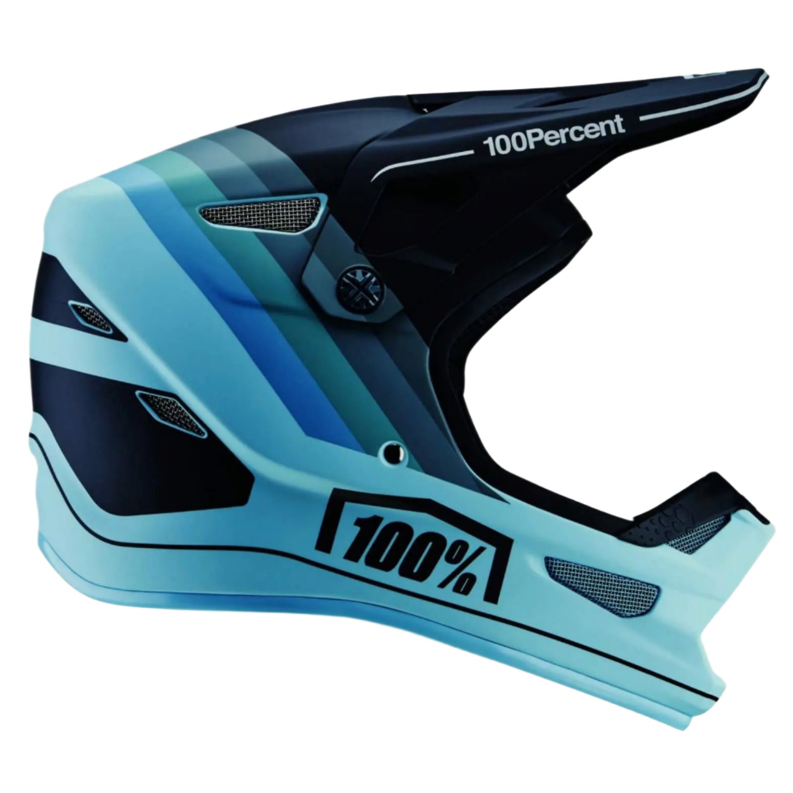 100% Status Helmet Decline Grey - FREE UK Shipping, FREE 365 Day Returns | Moto Central