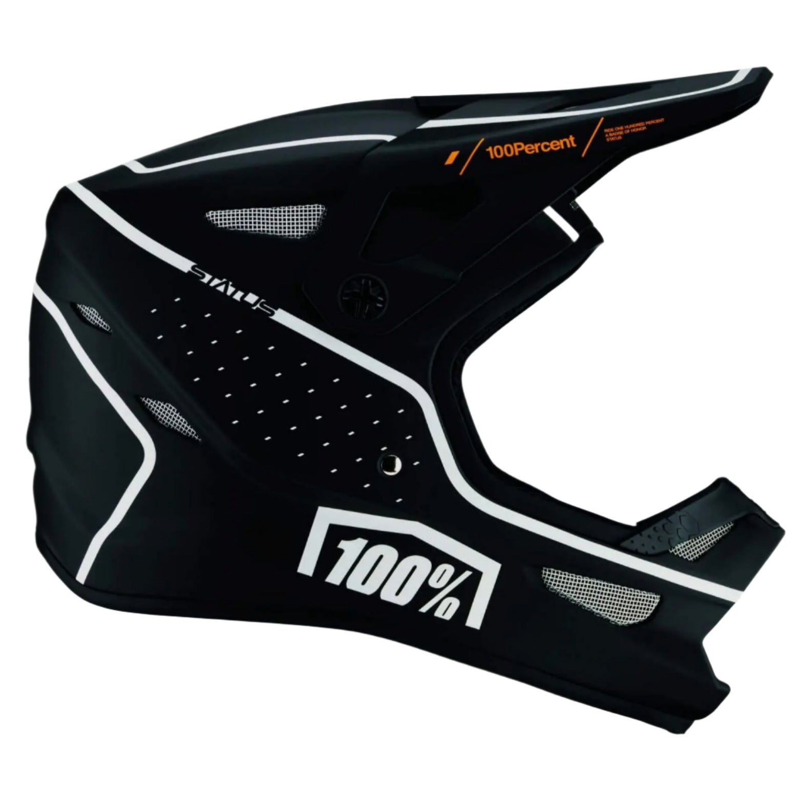 100% Status Helmet Dreamflow Black - FREE UK Shipping, FREE 365 Day Returns | Moto Central
