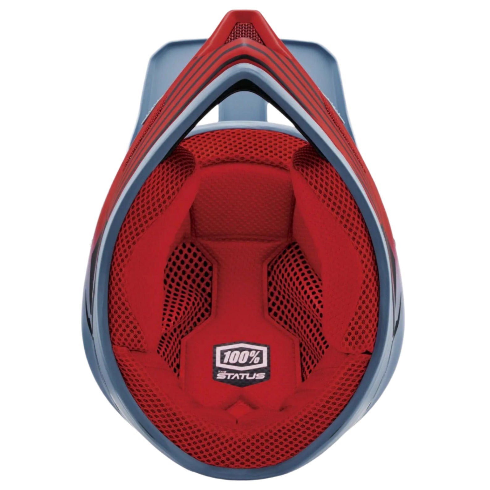 100% Status Youth Helmet Caltec / Grey - FREE UK Shipping, FREE 365 Day Returns | Moto Central