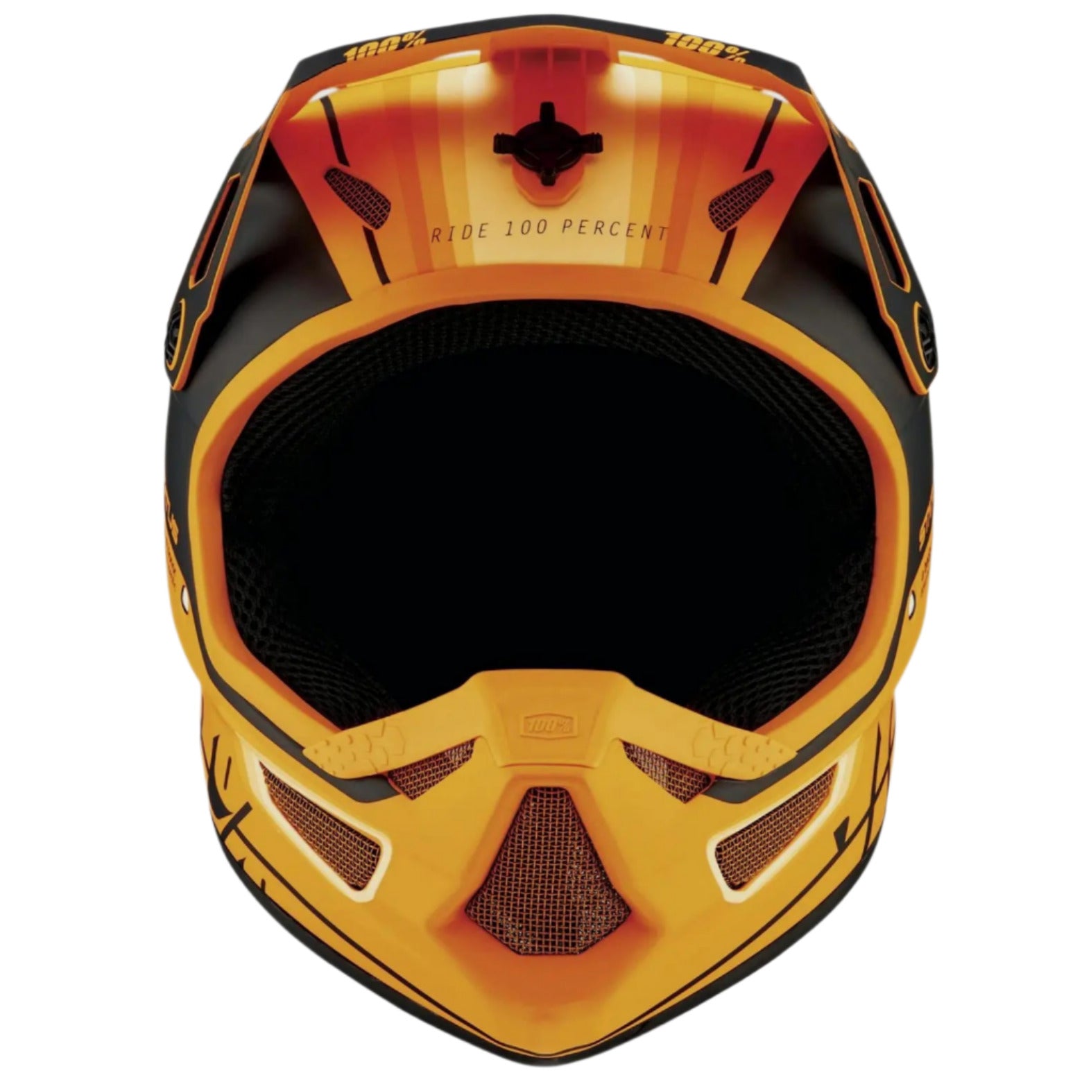 100% Status Youth Helmet Topenga Orange / Black - FREE UK Shipping, FREE 365 Day Returns | Moto Central