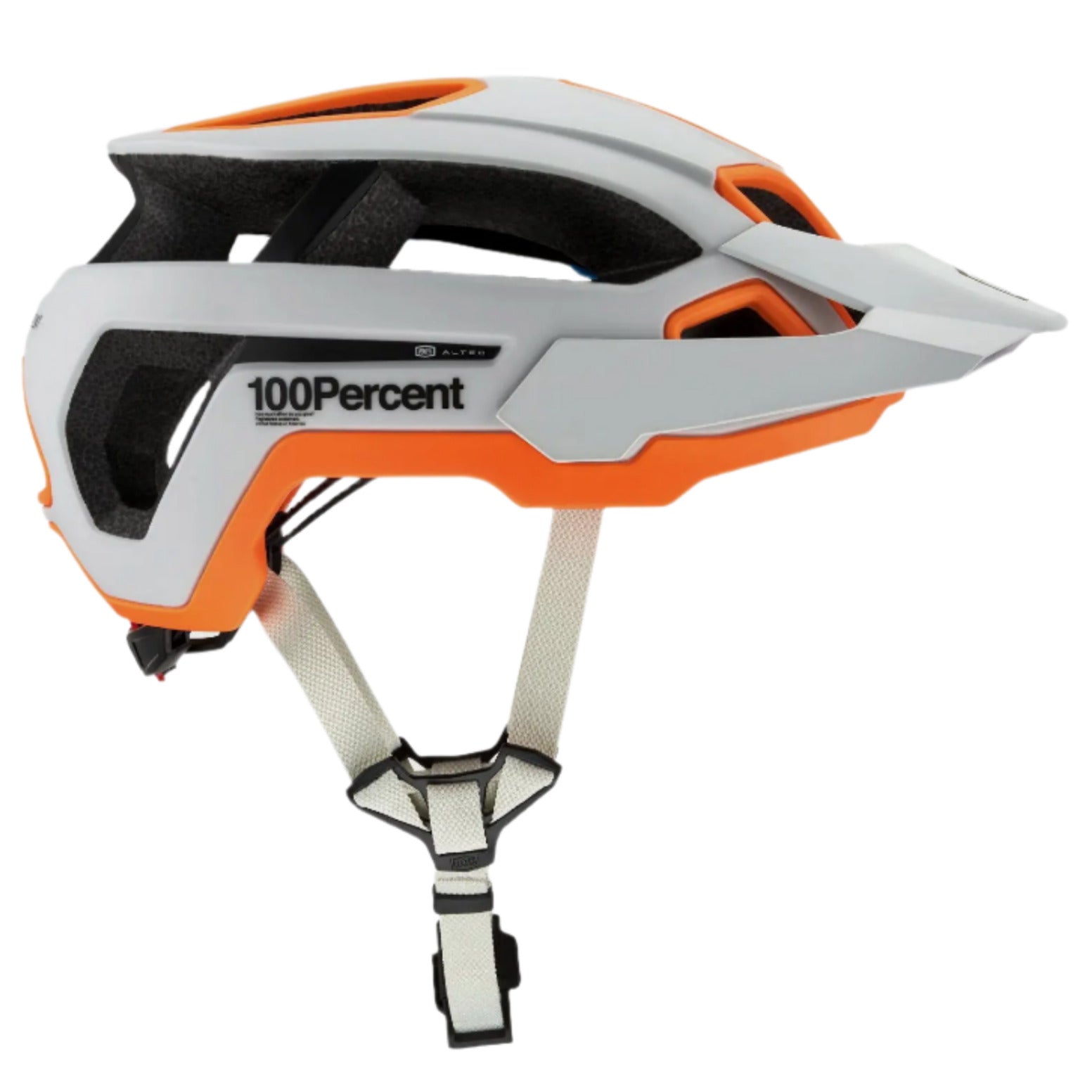 100% Altec Fidlock Helmet 2021 Light Grey - FREE UK Shipping, FREE 365 Day Returns | Moto Central