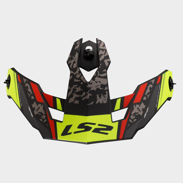 LS2 OF606 Peak Devor Matt Black / Hi-Viz Yellow