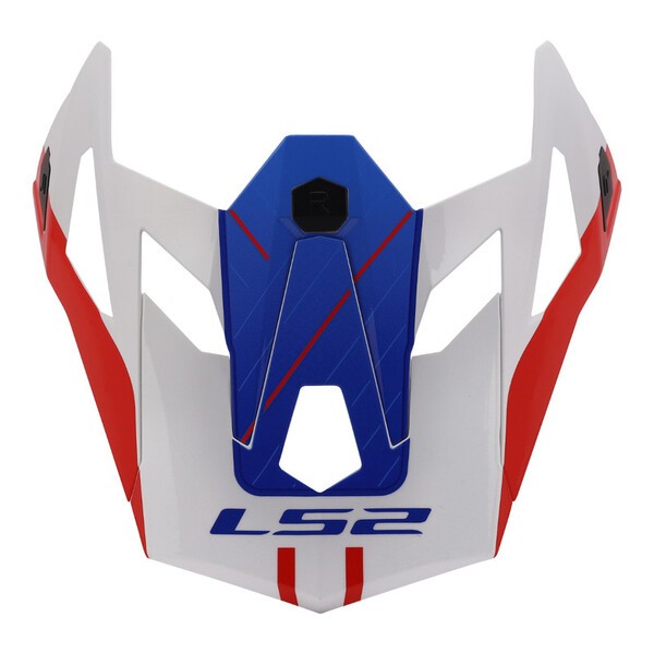 LS2 MX703 Peak Extendable Galuo White / Red / Blue