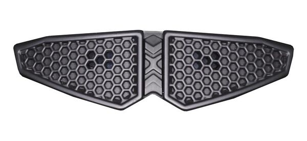 LS2 Rear Air Vent Matt Black For Advant X FF901 Helmets  - FREE UK Shipping, FREE 365 Day Returns | Moto Central