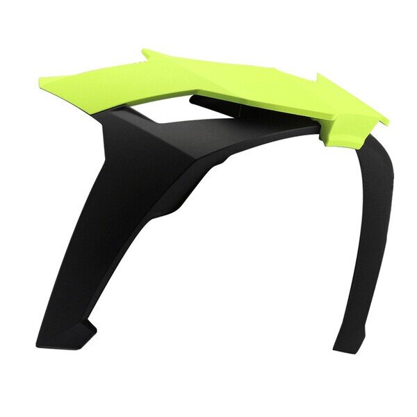 LS2 FF817 Challenger II Spoiler Matt Hi-Viz Yellow 806817AVR53 side view