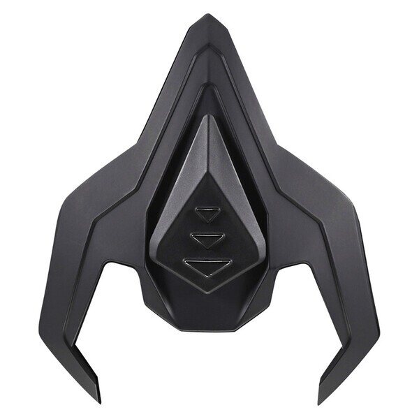 LS2 FF817 Challenger II Top Air Vent Matt Black 806817AVT11 front view