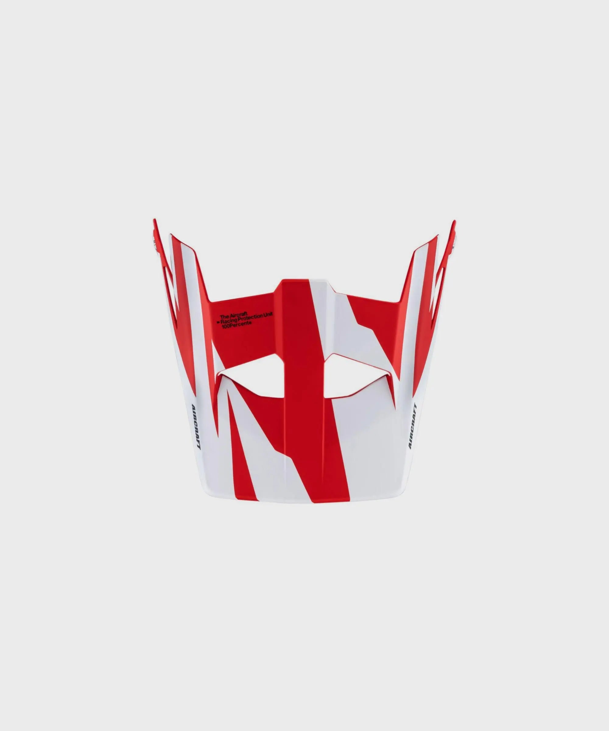 100% Aircraft Replacement Visor Rapidbomb / Red - FREE UK Shipping, FREE 365 Day Returns | Moto Central