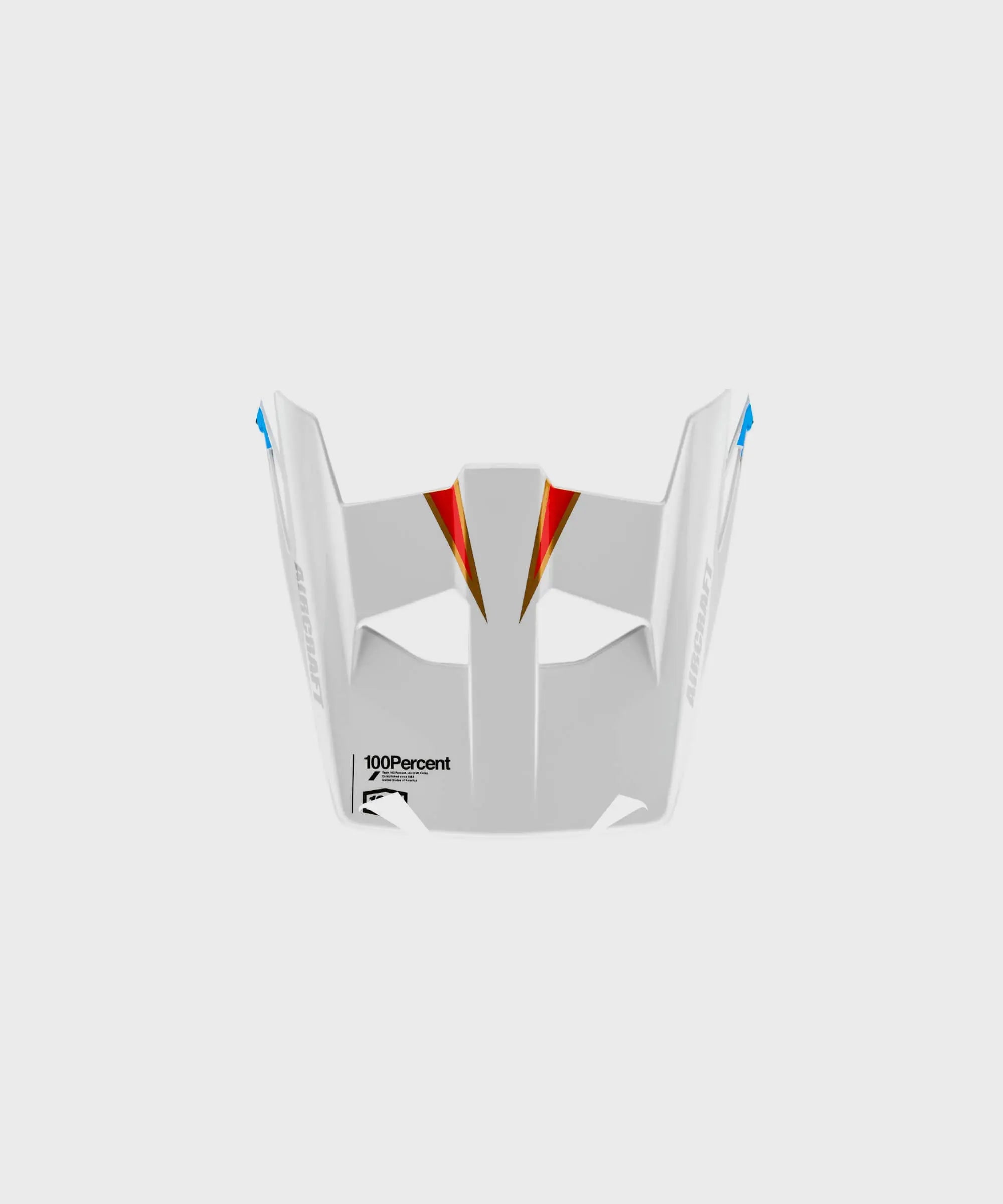 100% Aircraft Replacement Visor Knox / White - FREE UK Shipping, FREE 365 Day Returns | Moto Central