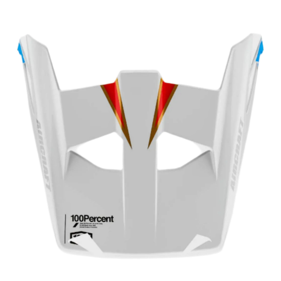 100% Aircraft Replacement Visor Knox / White - FREE UK Shipping, FREE 365 Day Returns | Moto Central