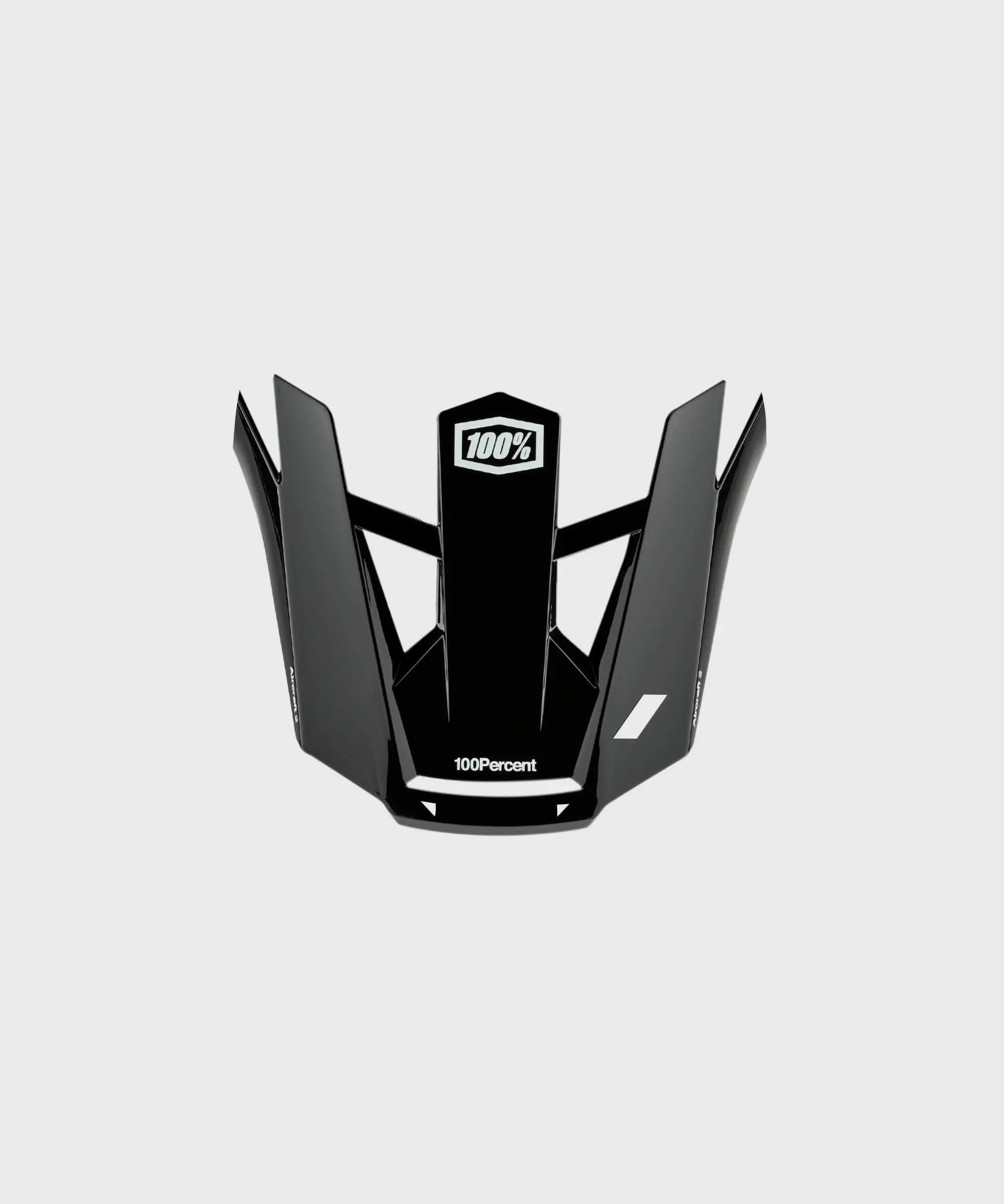 100% Aircraft 2 Replacement Visor Black / White - FREE UK Shipping, FREE 365 Day Returns | Moto Central