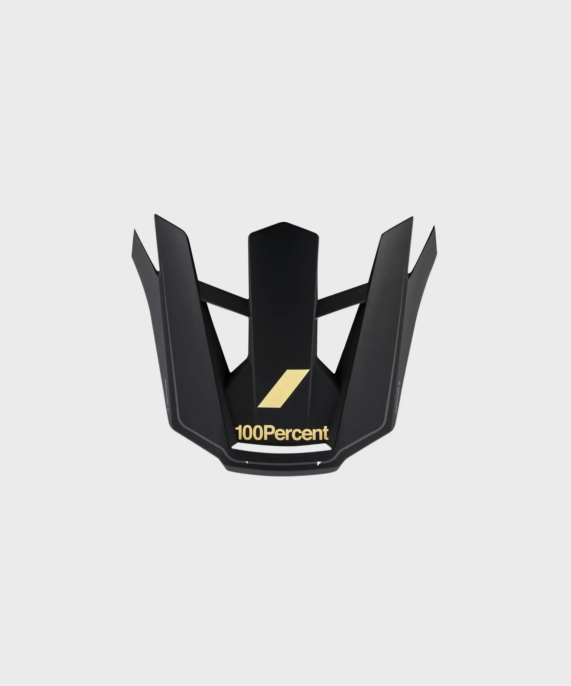 100% Aircraft 2 Replacement Visor Black / Light Yellow - FREE UK Shipping, FREE 365 Day Returns | Moto Central