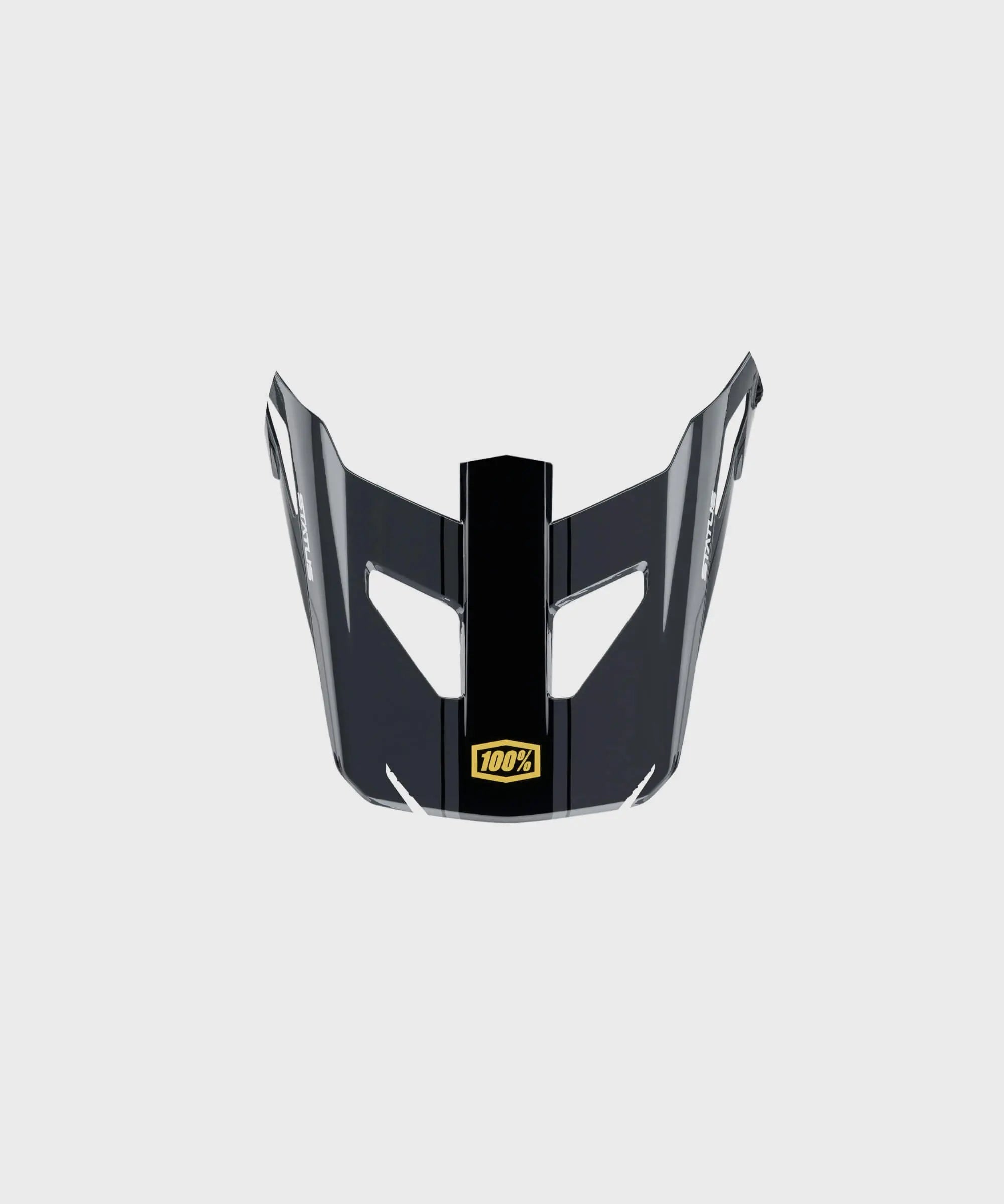 100% Status Youth Replacement Visor Carby / Charcoal - FREE UK Shipping, FREE 365 Day Returns | Moto Central