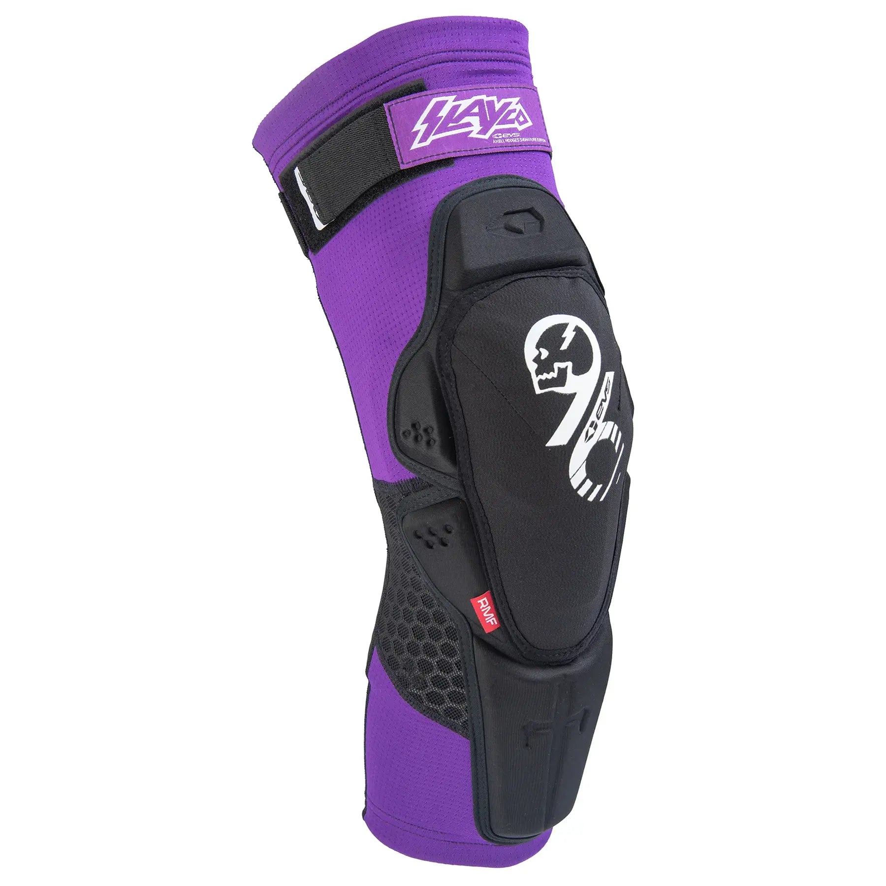 EVS Slayco Knee Guards Black / Purple - FREE UK Shipping, FREE 365 Day Returns | Moto Central