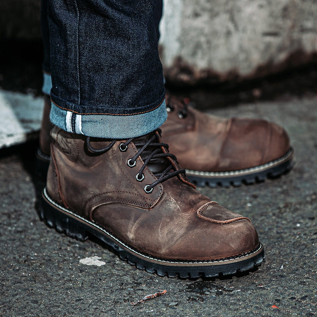 Spada Pilgrim Grande Waterproof CE Boots Brown FREE UK Delivery, FREE 365 Day Returns | Moto Central