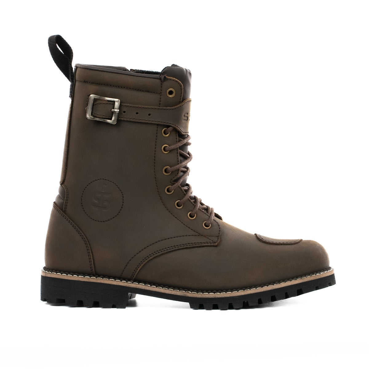 Spada Pilgrim Grande Rev.2 CE Waterproof Boots Brown FREE UK Delivery, FREE 365 Day Returns | Moto Central