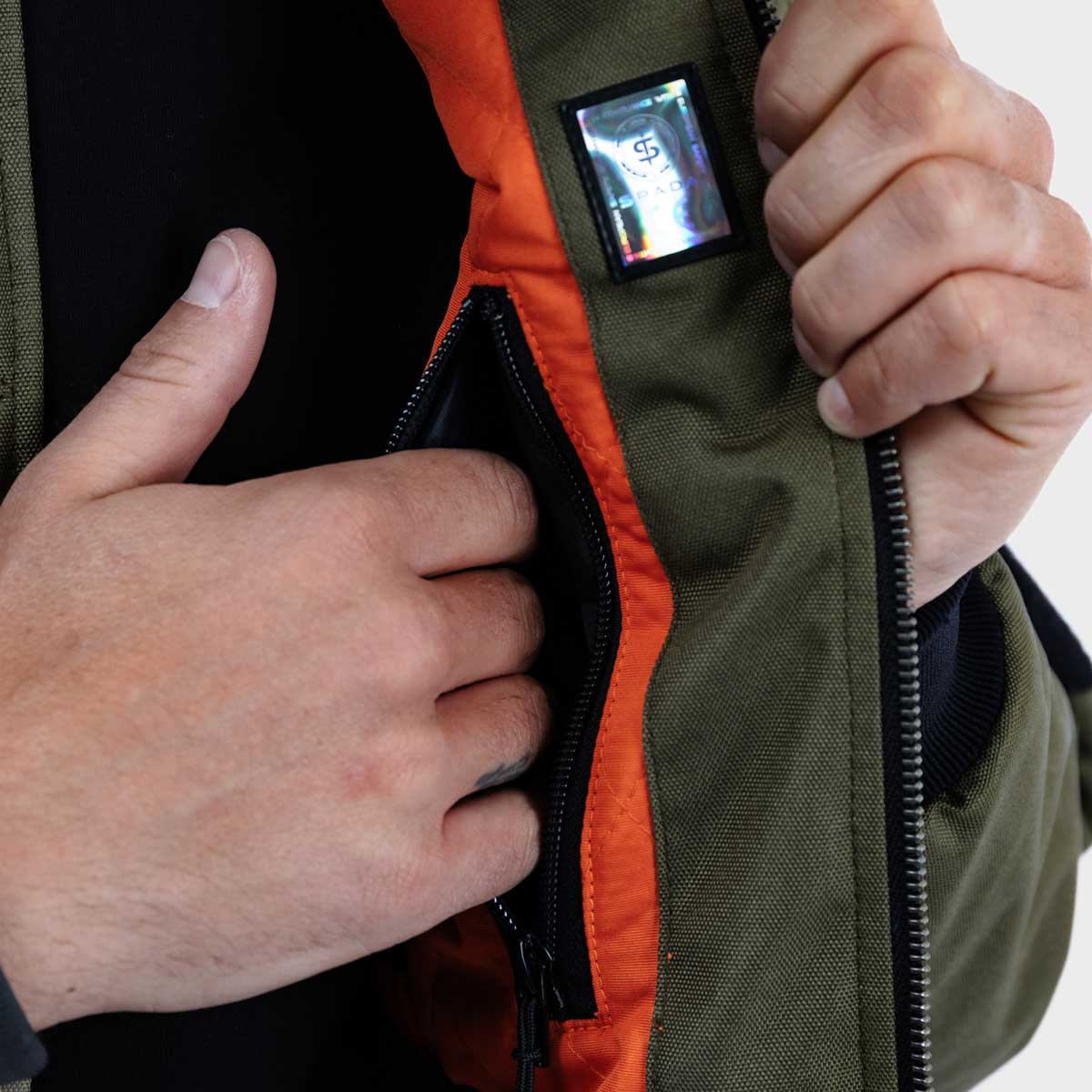 Spada Airforce MA1 CE Waterproof Bomber Textile Jacket Olive FREE UK Delivery, FREE 365 Day Returns | Moto Central