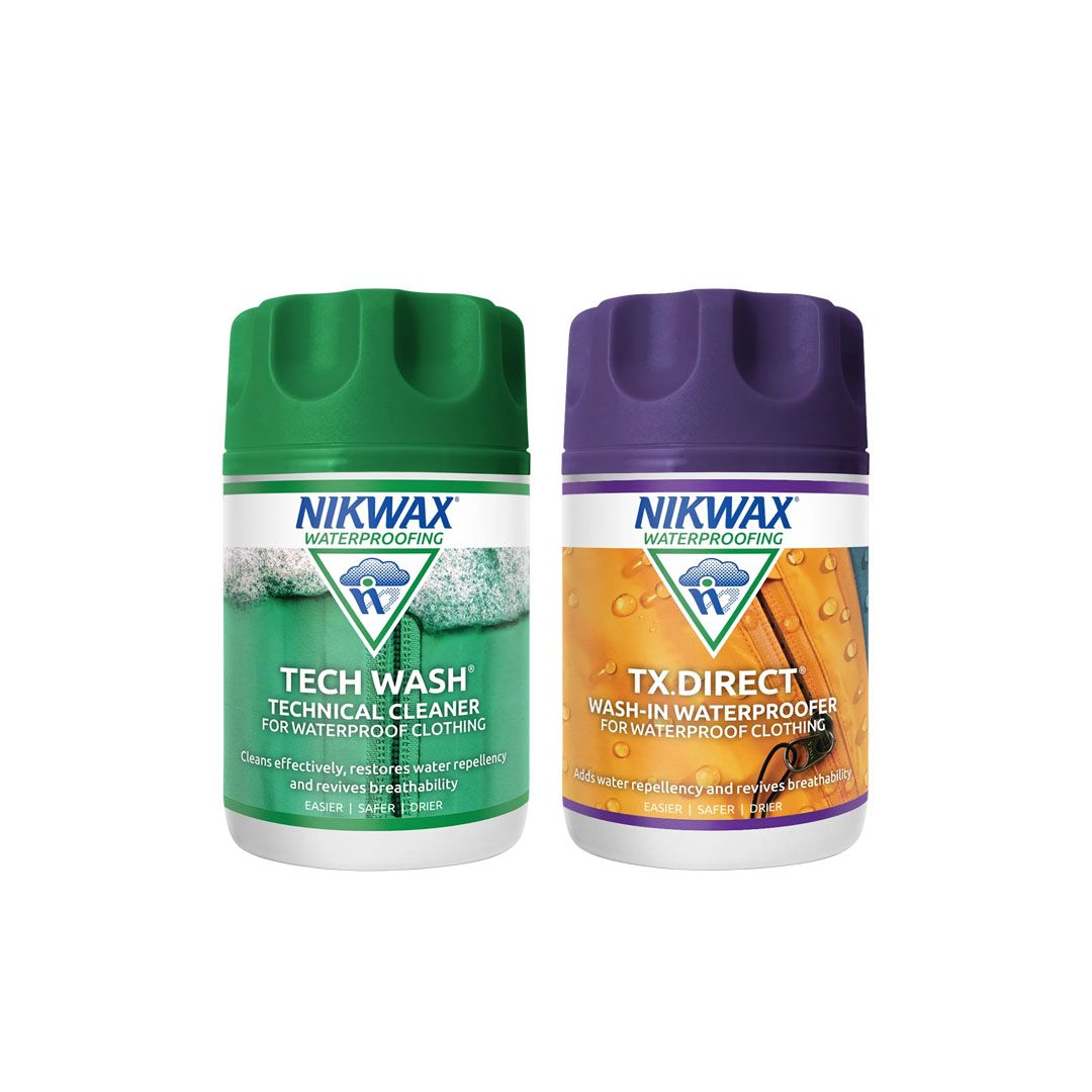 Nikwax TX.Direct Wash-In/Tech Wash Twin Pack - Box Of 6 - FREE UK Shipping, FREE 365 Day Returns | Moto Central