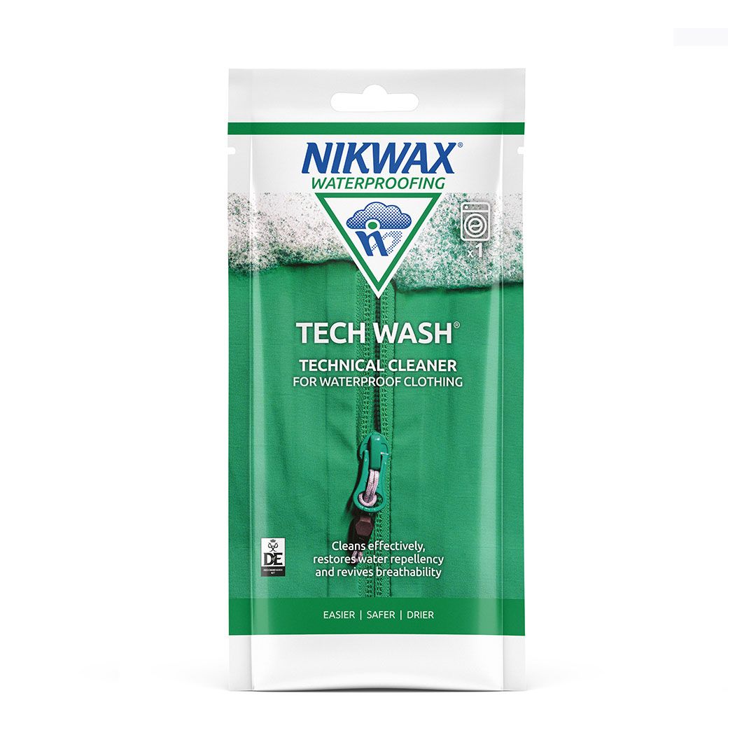 Nikwax Tech Wash Pouch - Box Of 12 - FREE UK Shipping, FREE 365 Day Returns | Moto Central