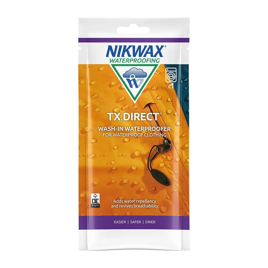 Nikwax TX.Direct Wash-In Pouch - Box Of 12 - FREE UK Shipping, FREE 365 Day Returns | Moto Central
