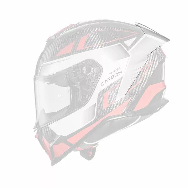 Premier Hyper U8 Helmet Spoiler White FREE 365 Day Returns, FREE UK Delivery | Moto Central