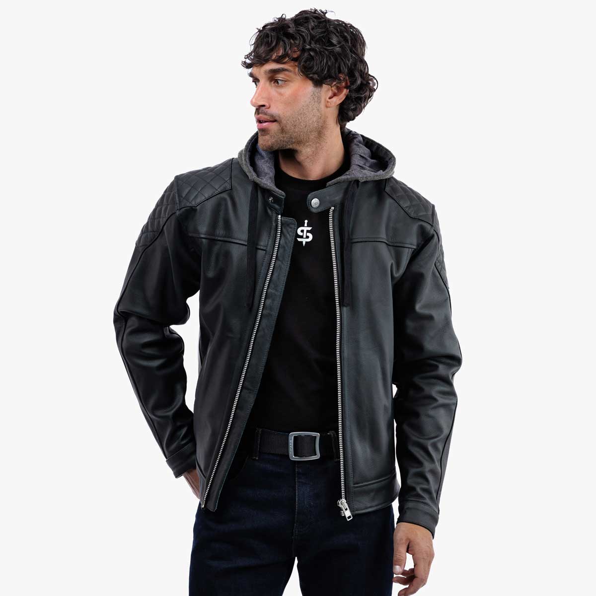 Spada Lambert Rev.2 CE Leather Jacket Black FREE UK Delivery, FREE 365 Day Returns | Moto Central