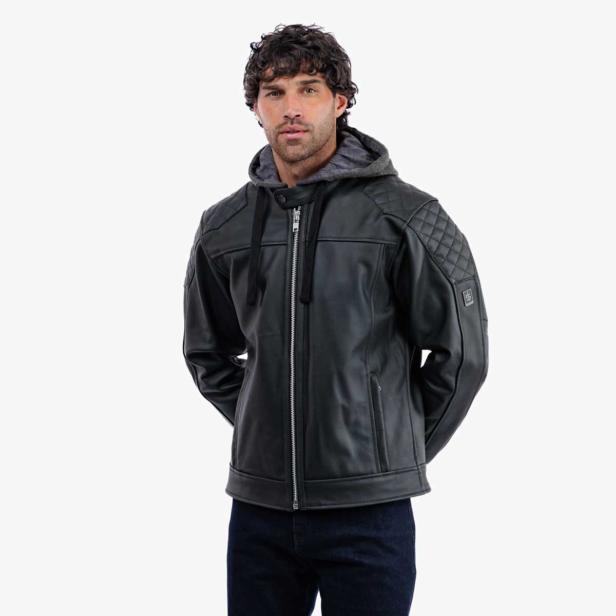 Spada Lambert Rev.2 CE Leather Jacket Black FREE UK Delivery, FREE 365 Day Returns | Moto Central
