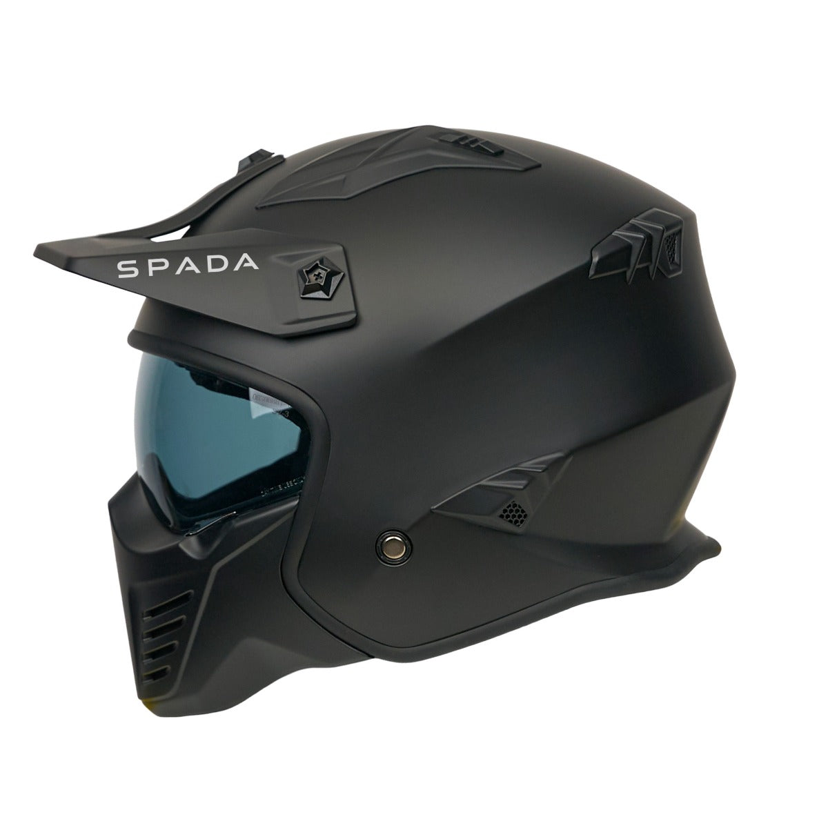 Spada Storm 06 Matt Black FREE UK Delivery, FREE 365 Day Returns | Moto Central